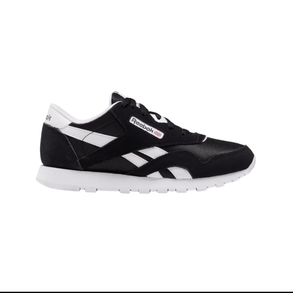 Reebok Other - Reebok Kids Classic Nylon Sneakers - Black/Black White FV4441